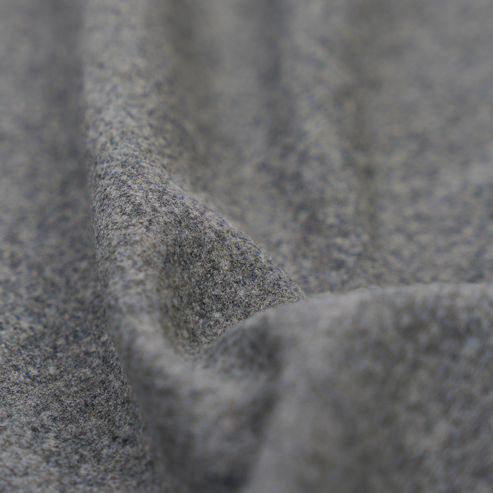 9% ウール、66% ポリエステル、25% その他の繊維、400G/M、グレー、フランネル生地、ML-0124-4169