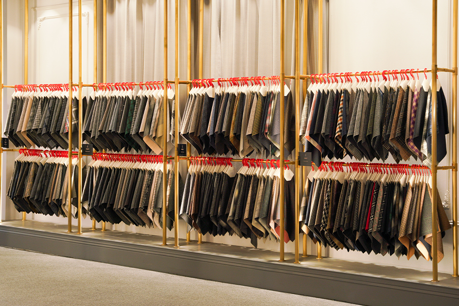 Our fabric display area